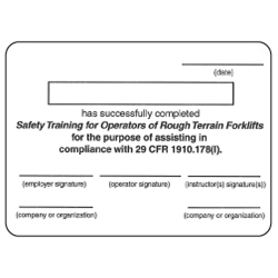 RTFL TRAINING KIT WALLET CARDS